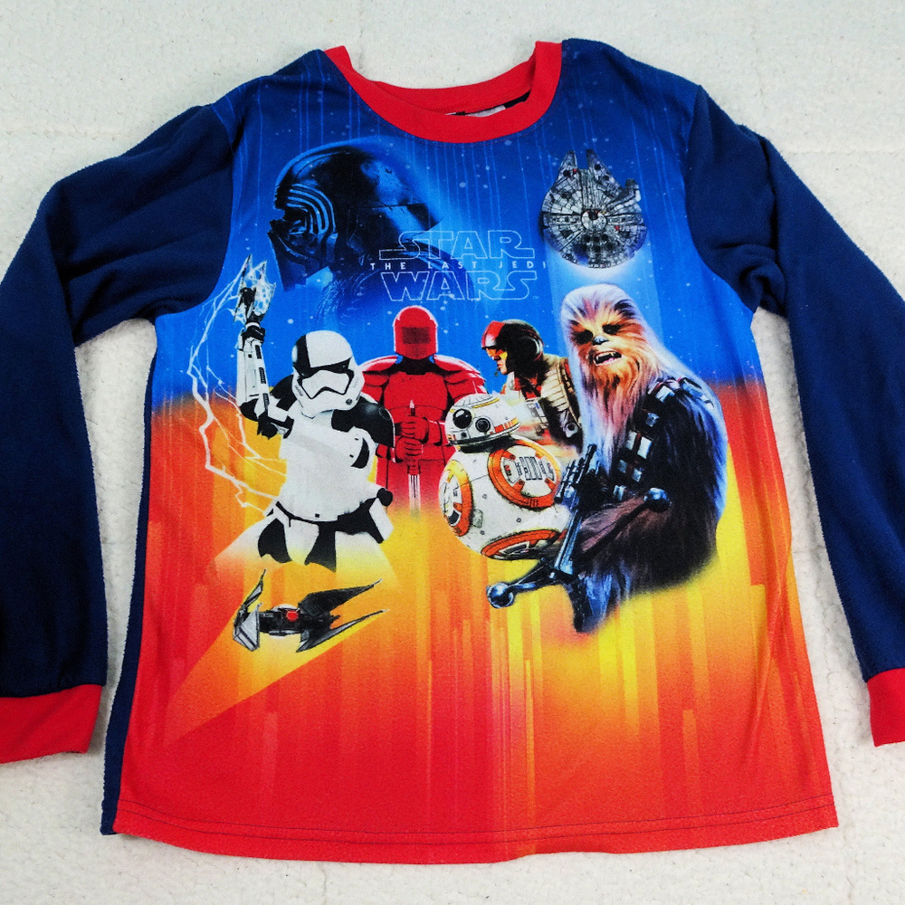 Star Wars L/S Sleepwear Top Boys Size (14/16)